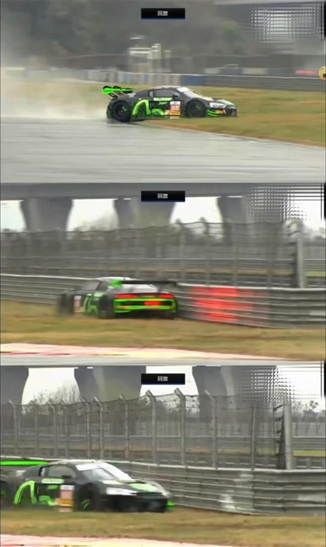 王一博来宁波赛车了 练九游体育习赛中遇积水冲出赛道