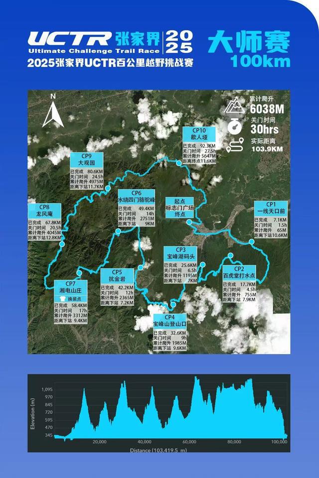 2025张家界UCTR百公里越野挑战赛开跑在即九游体育(图2)