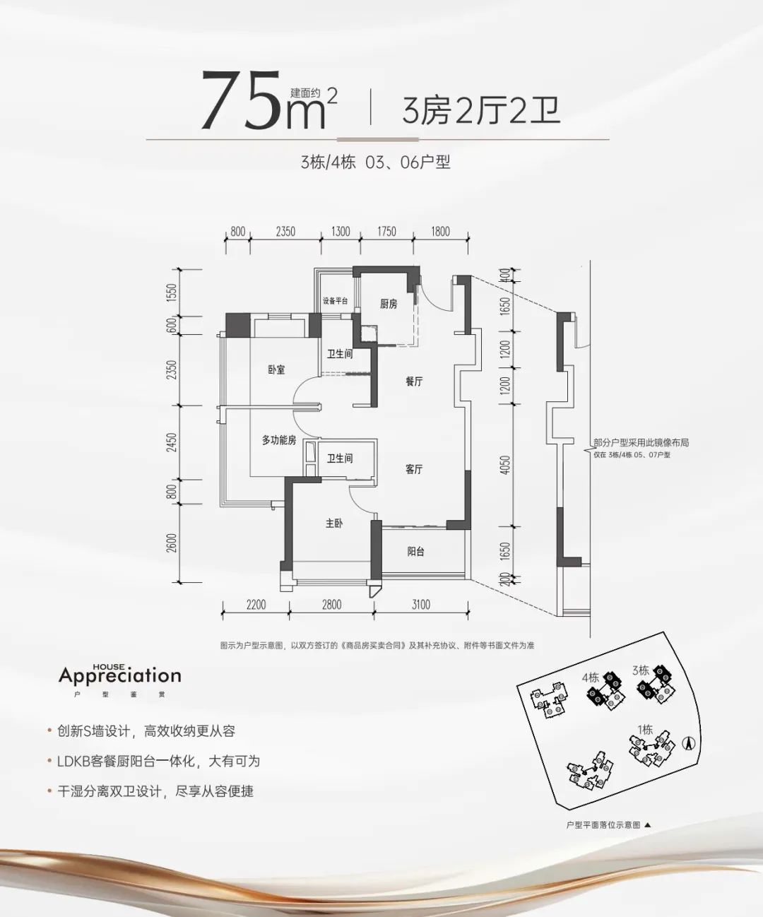 深圳惊现75平3房2卫王炸户型本周日开盘比周边便宜50万起九游体育！(图12)