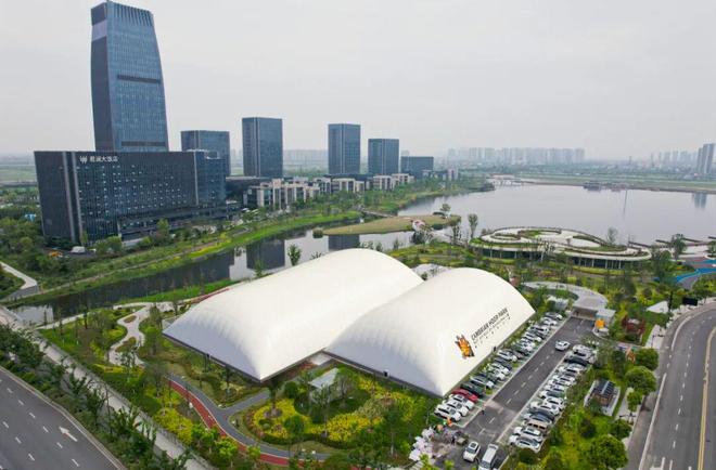 九游体育杭州出现巨型“气包”！即将开放(图5)