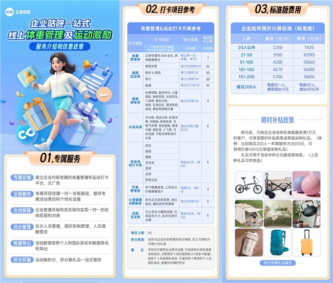 九游体育零额外投入！企业咕咚“运动+福利”模式工会必备的职工服务神器