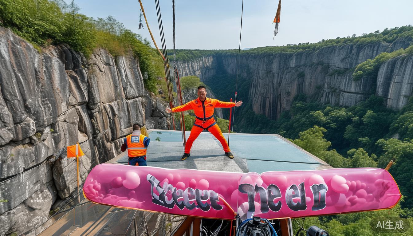 体九游体育验大秋千身体像小鸟飞出去？韩国博主直呼太爽(图2)