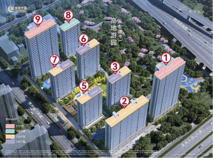 九游体育合肥绿城燕语春风-首页网站-2025最新房价+户型图+小区环境+配套(图3)