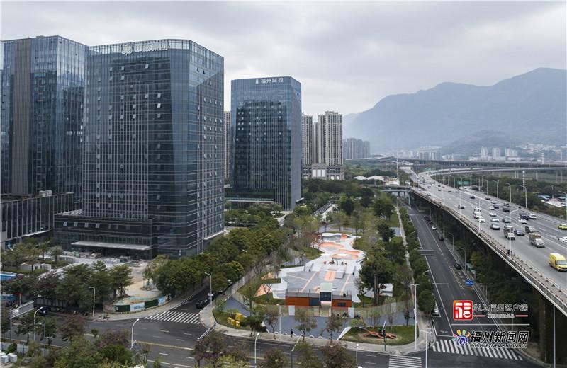 九游体育福州首个专业级别滑板室外运动场地基本建成