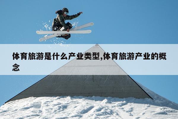 九游体育体育旅游是什么产业类型旅游产业的概念